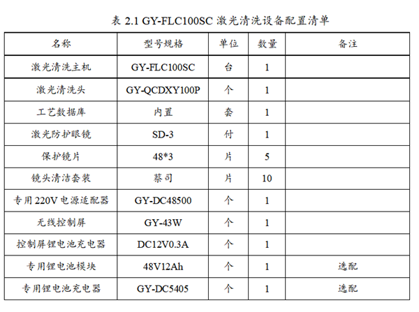 GY-FLC100SC背负式带电源（风冷创鑫）